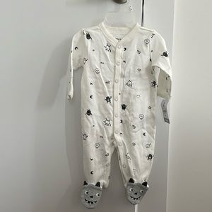 Spooky Halloween onesie 3 months. With tags